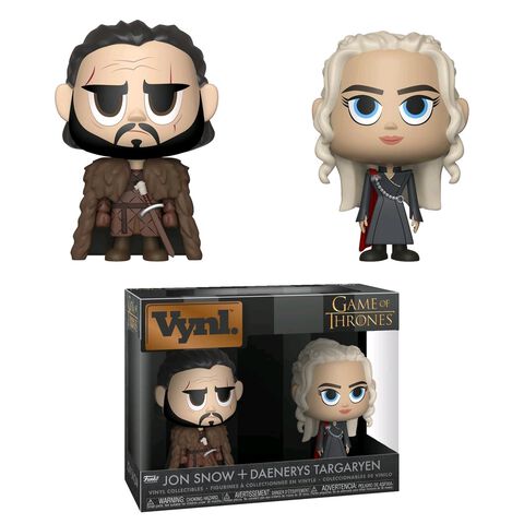 Figurine Vynl - Game Of Thrones - Jon Et Daenerys
