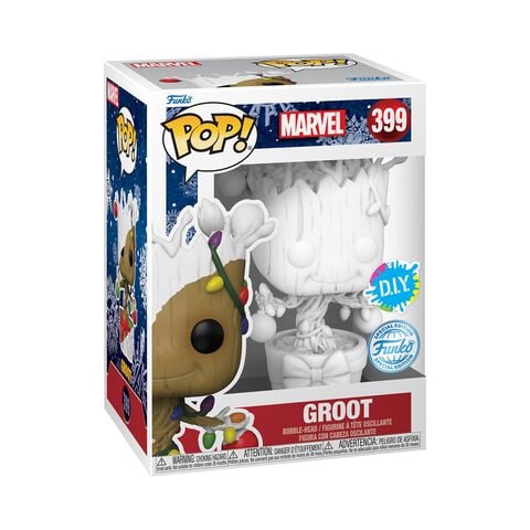 Figurine Funko Pop! N°399 - Marvel - Groot Holiday Diy