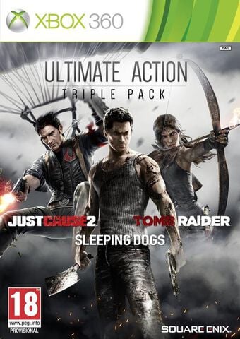 Action Pack Tomb Raider-just Cause 2-sleeping Dogs