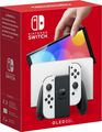 Nintendo Switch (modèle Oled) Avec Station D'accueil Et Manettes Joy-con Blanche thumb 0