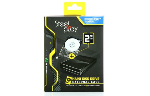 Disque Dur 2to Steelplay+adaptateur Ps4 / X1