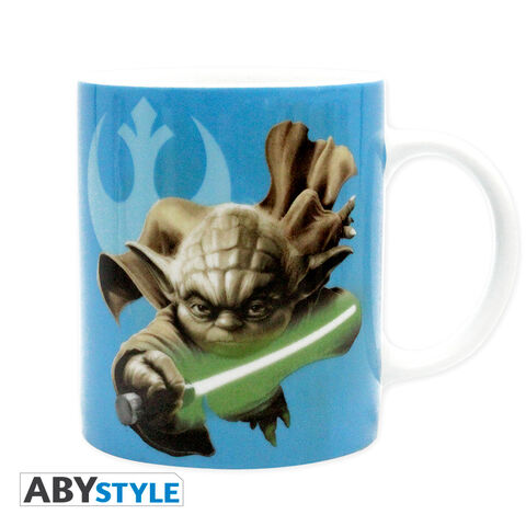 Mug - Star Wars - Yoda & R2d2 - 320 Ml