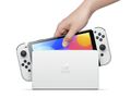Nintendo Switch (modèle Oled) Avec Station D'accueil Et Manettes Joy-con Blanche thumb 10