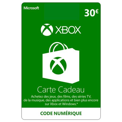 Carte Cadeau Xbox 30 Euros | Xbox One – Xbox Series