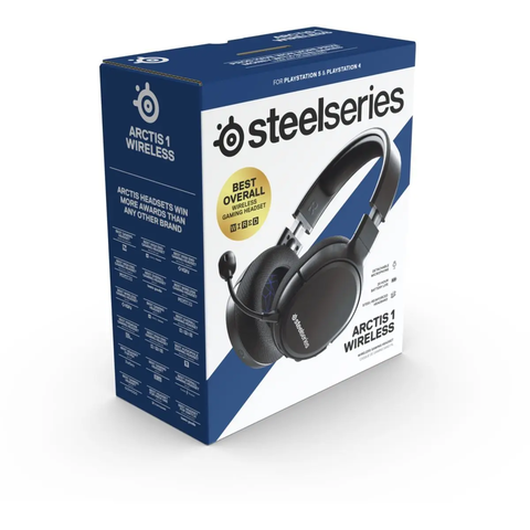SteelSeries Arctis 1 Wireless – Casque de gaming sans fil – Connectivité  sans fil USB-C – Micro ClearCast amovible – pour PC, PS4, Nintendo Switch