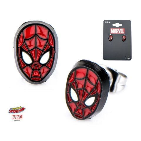 Boucles D'oreilles - Spider-man - Masque Spiderman