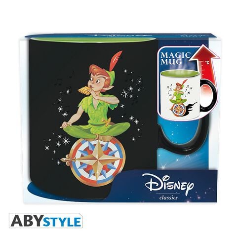 Mug - Disney - Heat Change Peter Pan Neverland 460 Ml