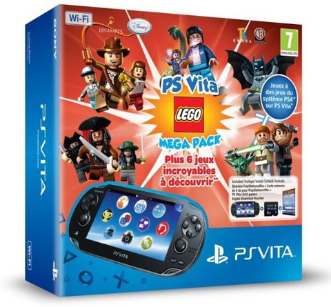 Pack Ps Vita Wifi Voucher Lego Mega Pack + Cm 8 Go