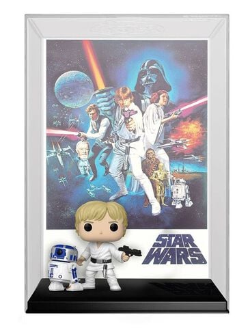 Figurine Funko Pop! N°02 Movie Poster - Star Wars - Luke Skywalker Nouvel Espoir