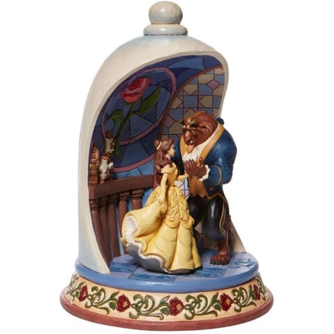 Figurine Disney Tradition - La Belle Et La Bete - La Belle Et La Bête Dôme