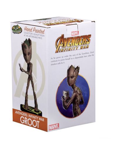 Statuette Neca - Avengers Infinity War - Head Knocker - Groot