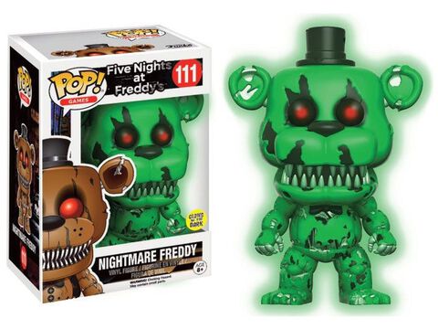 Figurine Funko Pop! - N° 111 - Fnaf - Nightmare Freddy Green Gitd (exc)