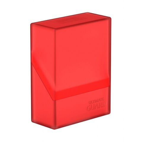 Boite Pour Cartes - Ultimate Guard - Deck Case Boulder 40  Taille Standard Ruby
