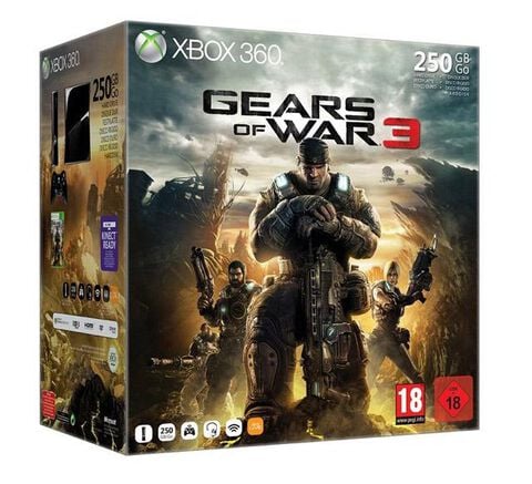 Pack X360 250 Go + Gears Of War 3