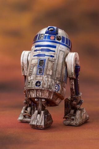 Statuette - Star Wars - R2-d2 & Yoda Dagobah Artfx+ Kotobukiya