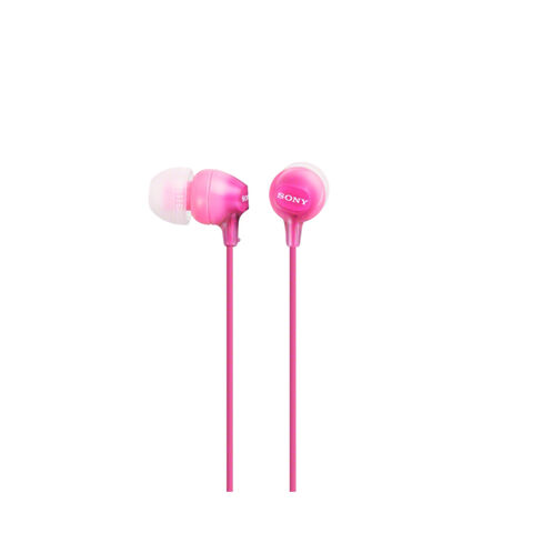 Ecouteurs intra-auriculaires roses avec micro SONY MDR-EX15AP