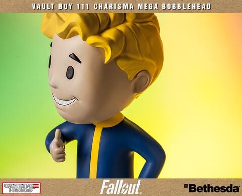 Figurine Bobble Head Gaming Heads - Fallout 4 - Mega Vault Boy 111 Charisma 38 C
