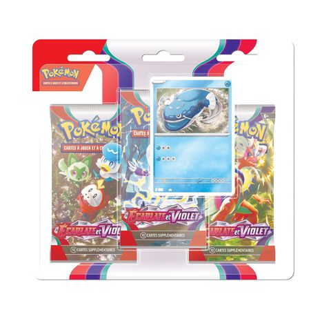 Booster - Pokemon - Pack 3 Boosters Ecarlate Et Violet 01 : Oyacata