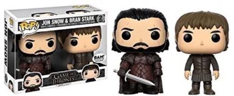 Figurine Funko Pop! - Games Of Thrones - Twin Pack Jon Snow Et Bran Stark