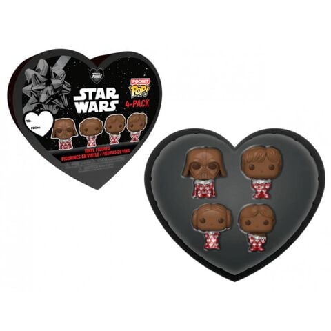 Coffret Pocket Pop - Star Wars - Valentines 4pk (choc)