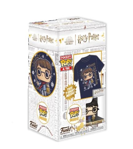 Pocket Pop! & Tee - Harry Potter - Holiday - Harry- M(kd)