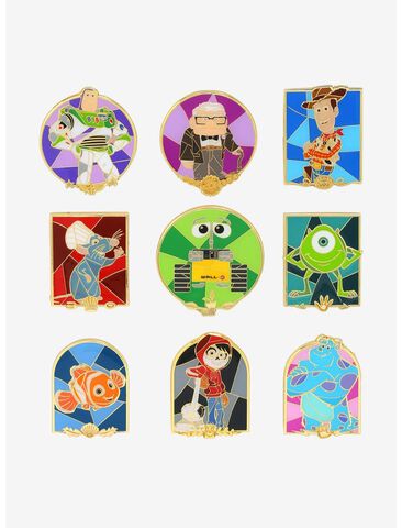 Loungefly Pins - Disney Pixar - 9 Pieces