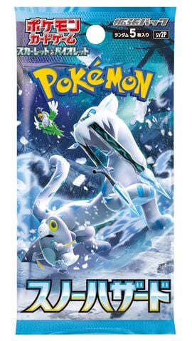 Pack Booster - Pokemon - Ecarlate Et Violet Pack Snow Hazard (cartes Japonaises)