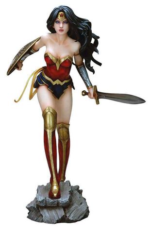 Statuette Yamato Usa - Dc Comics Fantasy - Gallery Pvc Wonder Woman 30 Cm