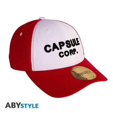 Casquette - Dragon Ball - Capsule Corp - Rouge & Blanc