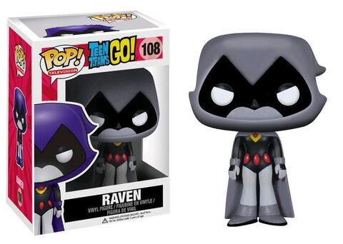 Figurine Funko Pop! N°108 - Teen Titans Go ! - Raven En Gris