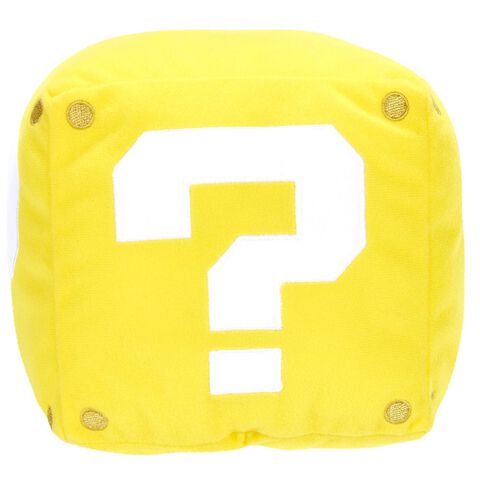 Nintendo - Peluche Sonore Cube Jaune 13cm