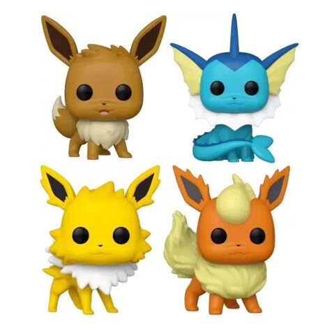 Figurine Funko Pop! 4pk - Pokemon - Eeveelutions (evoli) 4pk - POKEMON
