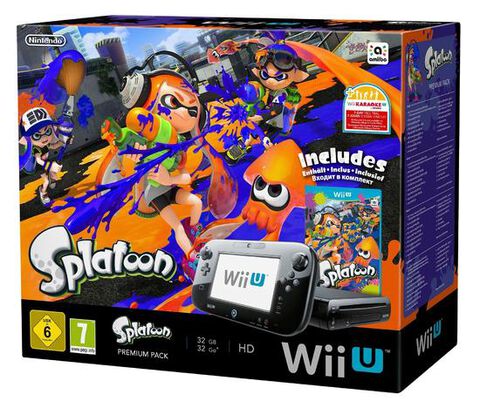 Nintendo Wii U Premium Pack Splatoon