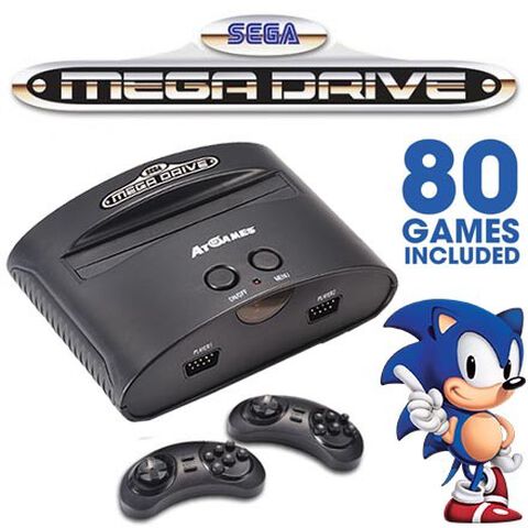 Console Retro Megadrive Classic +80 Jx+port Cart. Ed Collector Sonic & Virtua Fi
