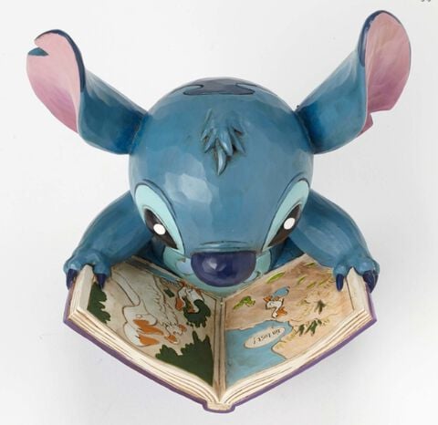 Figurine Disney Tradition - Lilo Et Stitch - Stitch Avec Livre