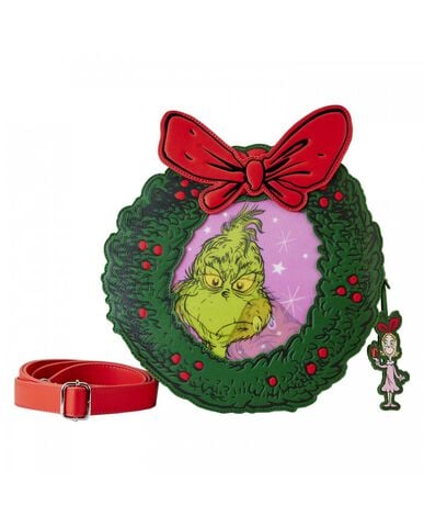 Sac Bandouliere Loungefly - The Grinch - Grinch Floral