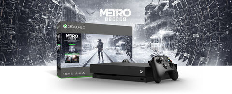Pack Xbox One X 1to Noire + Metro Exodus Saga Bundle (téléchargement)