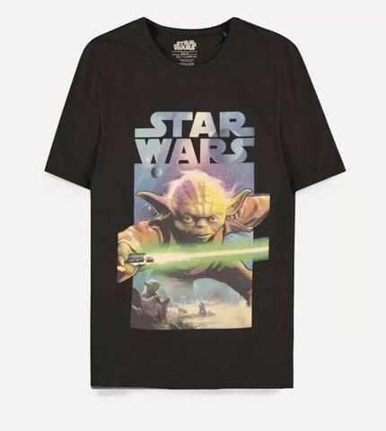 T Shirt - Star Wars - Yoda Poster Taille Xl
