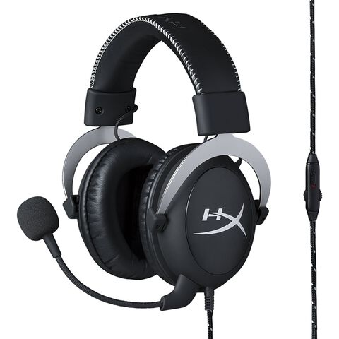 Casque Filaire Cloud Gaming - Silver Ps4/pc