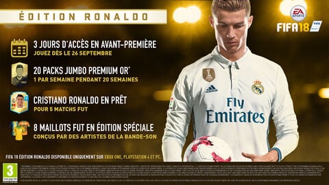 FIFA 18 Deluxe Edition "ronaldo"