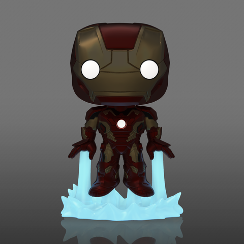 Figurine Funko Pop! N°962 - Jumbo - Marvel - Iron Man(gw) - MARVEL