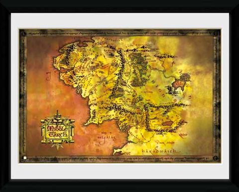 Collector Print - Lord Of The Ring - 30x40 Middle Earth