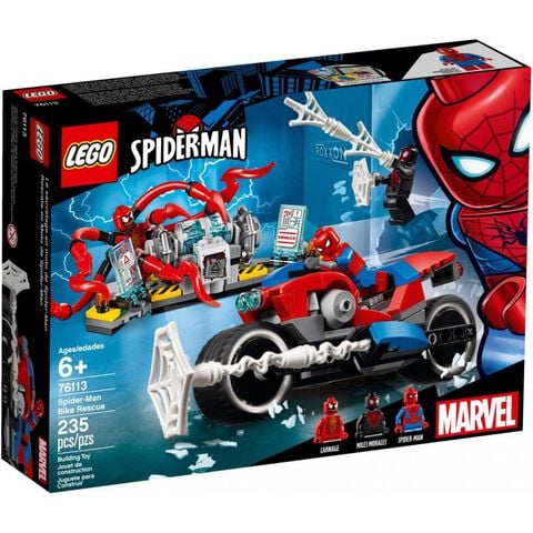 Lego - Spider-man - 76113 - Le Sauvetage En Moto