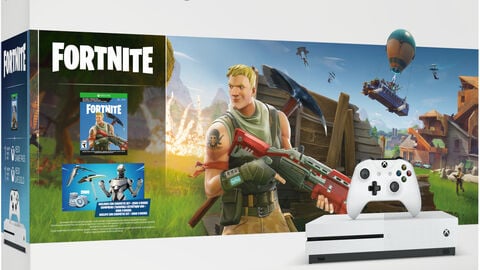 Pack Xbox One S 1to Blanche + Fortnite (téléchargement)