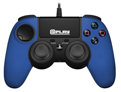 @play Manette Filaire Bleue Ps4 Officielle Sony