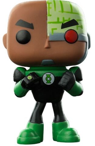 Figurine Funko Pop! N°338 - Teen Titans Go ! - Cyborg As Green Lantern