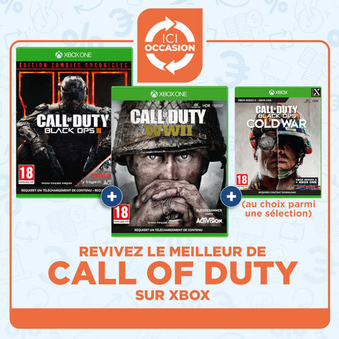 Pack Occaz Call Of Duty sur Xbox
