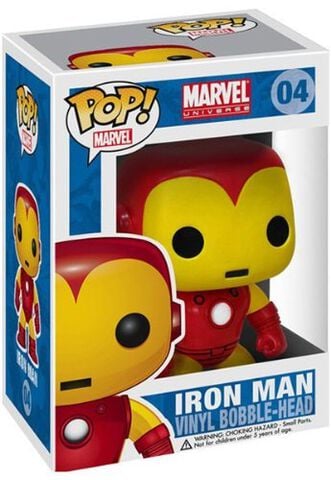 Figurine Funko Pop! N°04 - Iron Man - Iron Man Pop Comics