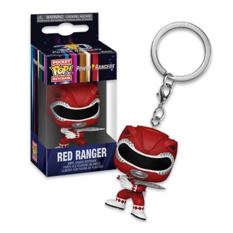 Porte-cles Funko Pop! - Power Rangers 30th - Ranger Rouge