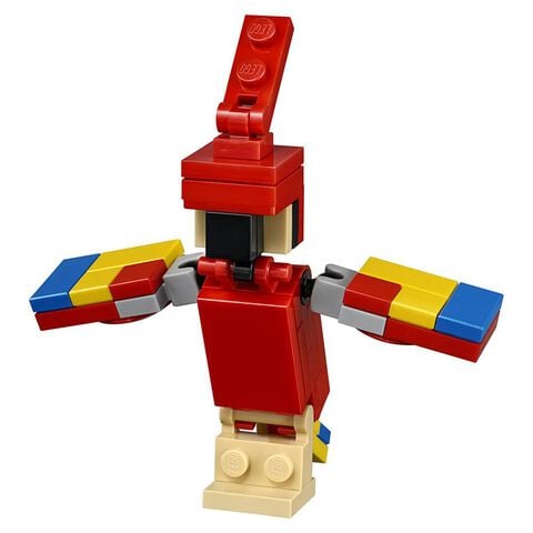 Lego - Minecraft - 21148 - Bigfigurine Série 1 Steve Et Son Perroquet
